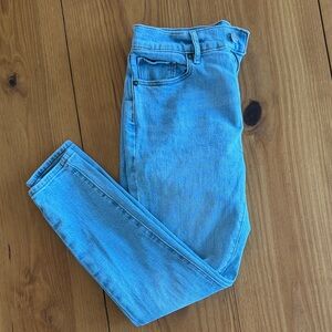 LOFT Light Blue Women's Petite Skinny Ankle Jeans